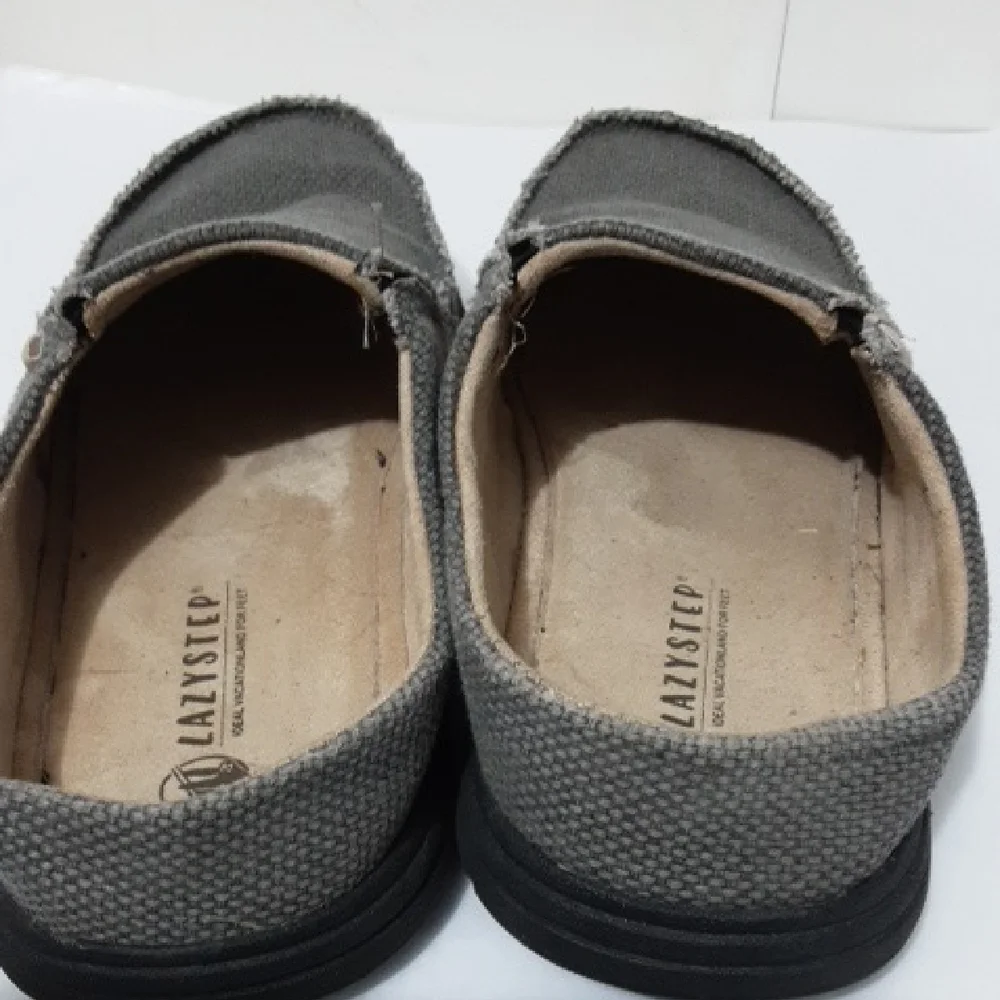 LAZYSTEP Men's 12 McCoy Gray Casual Slip-On‎ Shoes